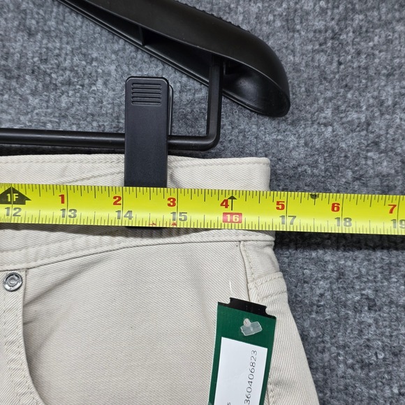 Johnnie O Hugo Straight Fit Pants Beige Men's Size 33x34 Cotton Blend New - Picture 9 of 11